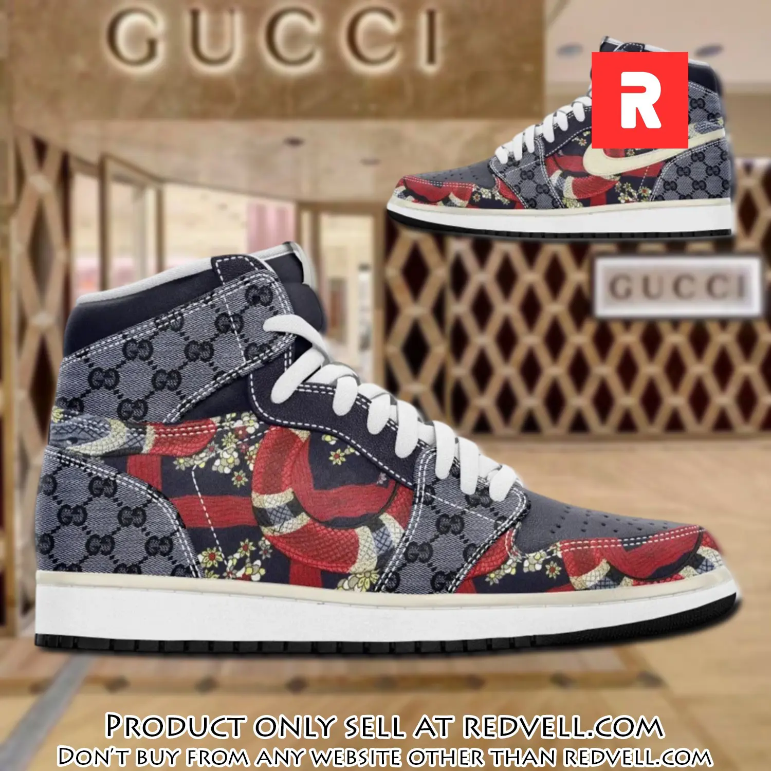 Gucci snake grey mouse luxury brand high air jordan sneaker shoes rv3451742